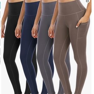 4-Pack High Waisted Leggings